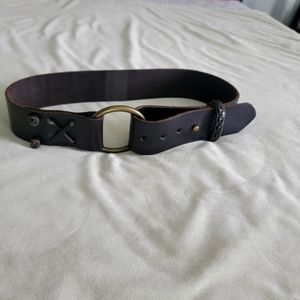 Denim & Supply Ralph Lauren Dark Brown Leather Belt